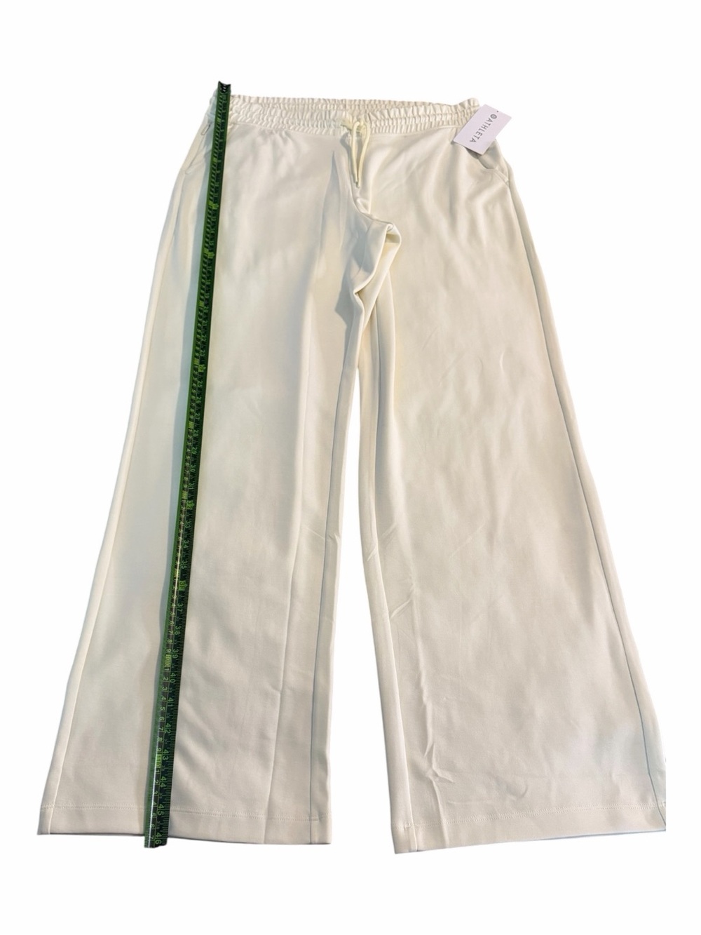 NWT |Athleta |Seasoft Straight Pant |XL Tall |Ivory |Wide Leg |34” Inseam - Picture 9 of 13